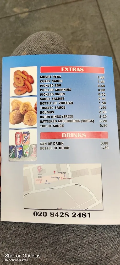 South Oxhey Fish and Chips Hallowes crescent